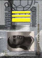 2006 Futera Unique Proof Brazil Game Worn Jersey Ronaldinho 003/295 SEE PICTURE