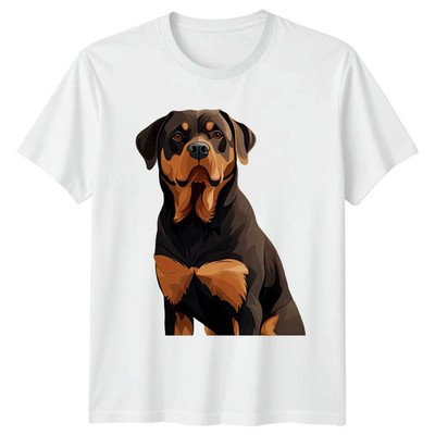 Rottweiler Hundeportrait T-Shirt Rottweiler Hunde Geburtstag Geschenk für Sie und Ihn