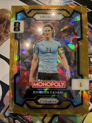 2026 Panini Monopoly Prizm FIFA World Cup - Edinson Cavani Gold