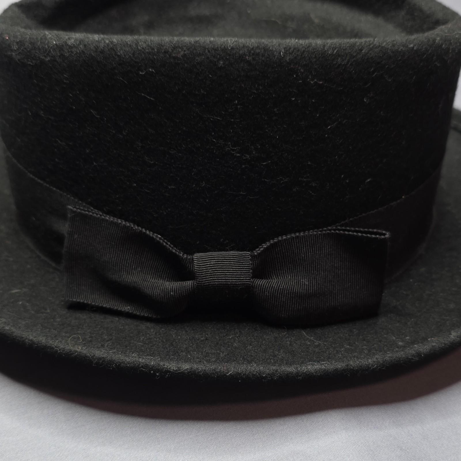 Bollman Black Fedora Hat XL Solid Pattern for Men… - image 5