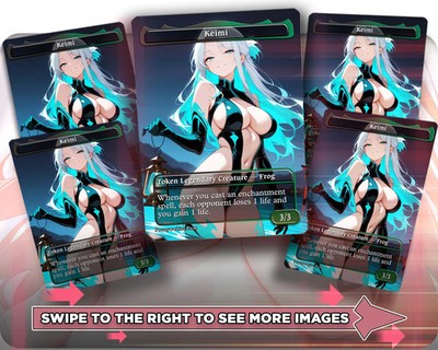 Keimi (4) - 5x Waifu Tokens Custom Cards