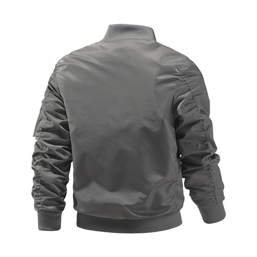 Chaqueta de bombardero para hombre MA1 aviador piloto vuelo ejército volar invierno béisbol abrigo informal - Imagen 23 de 26