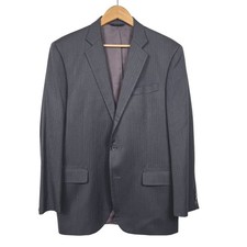 VTG Brooks Brothers Blazer 42L 1818 Madison Saxxon Wool Charcoal