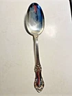 International Sterling Silver Wild Rose Large Serving Spoon 8 1/4” 63 Grams 925