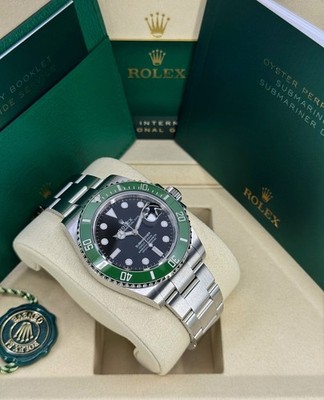 Unworn 2026 Rolex Submariner 41mm, Steel, Date, MKII, Kermit