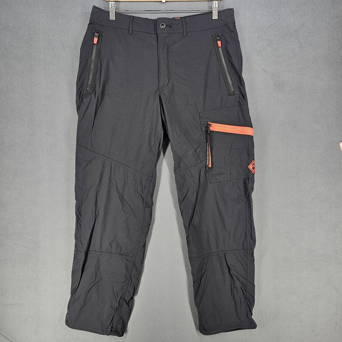 REI Co-op Outdoor Afro Jogger Pants Mens 38x30 Black Hiking Nylon