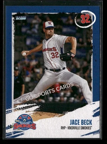 2026 Knoxville Smokies Jace Beck Chicago Cubs Minor League
