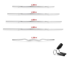 Hantelstange lang Langhantelstange Curved Ø30mm 120 150 180cm 