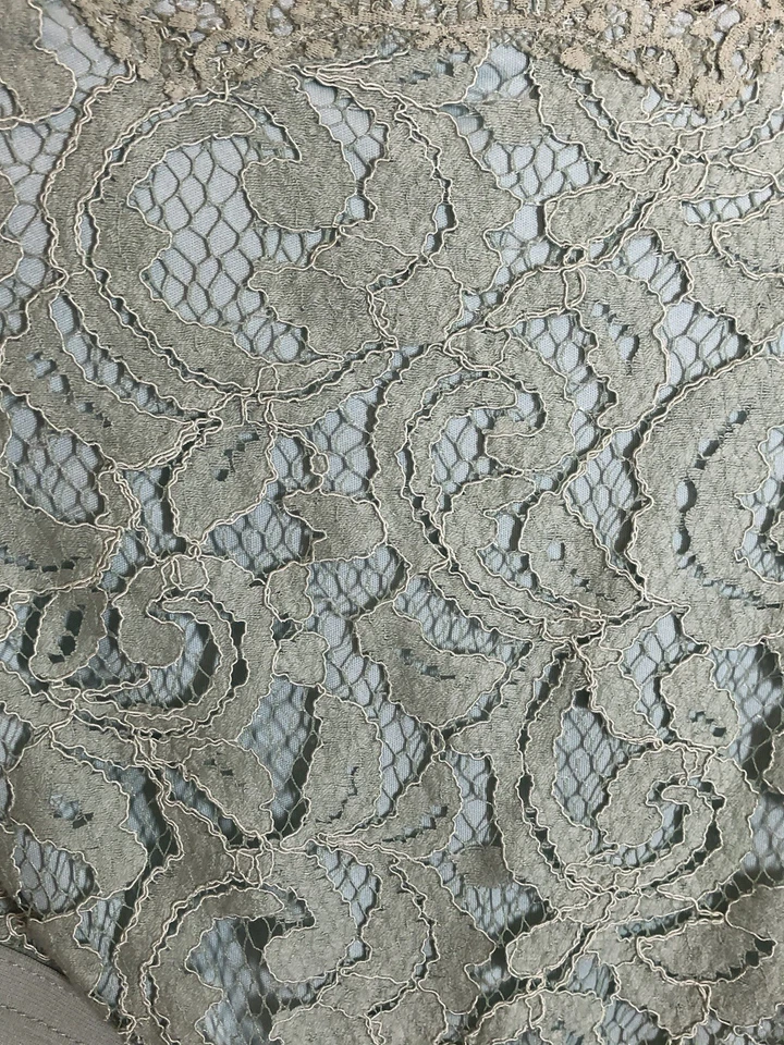 Tadashi Shoji Mujeres 6 Verde Menta Sin Mangas Vaina Vestido Encaje Cóctel con Etiquetas Foto 2 de 4