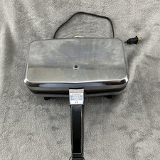 Vitantonio French Sandwich Chef Model 650 Vintage Stainless Steel Chrome