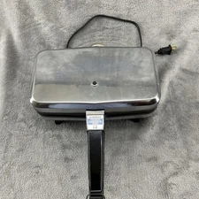 Vitantonio French Sandwich Chef Model 650 Vintage Stainless Steel Chrome