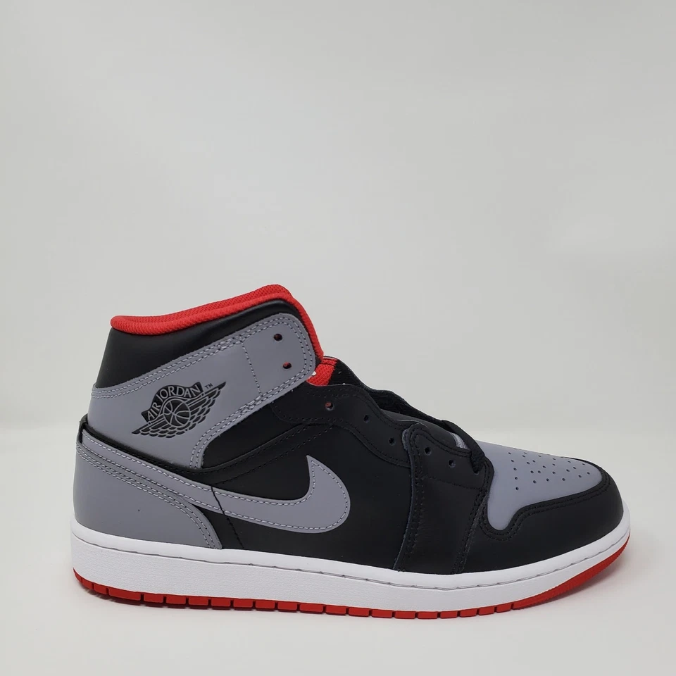 Air Jordan Air Jordan 1 Mid 'Bred Shadow' DQ8426-006 para hombre talla 10,5 Foto 4 de 4