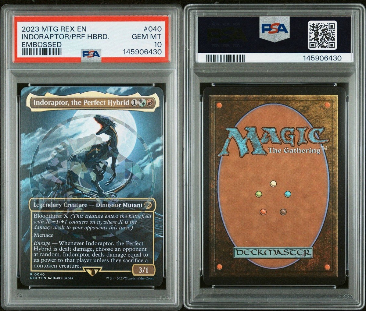 indoraptor mtg card Indoraptor, the Perfect Hybrid Custom Deck – ElkoyTCG main image 1