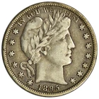 1895-O BARBER HALF DOLLAR ~ BOLD AND ORIGINAL VF!