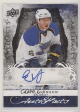 2008-09 Upper Deck Artifacts Autofacts Erik Johnson #AF-EJ Auto 0b2