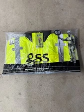 GSS Safety 8003 Class 3 HiVis 3-In-1 Safety Bomber Jacket XL