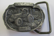 MINIATURE CASE IH INTERNATIONAL HARVESTER MAGNUM TRACTOR BELT BUCKLE - 2" LONG
