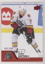 2020-21 Upper Deck AHL Exclusives 31/100 David Cotton #45 05iv