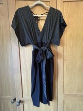 Seraphine Maternity & Nursing Party/Cocktail Dress. Size 10. Black With Glitter