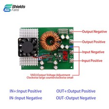 DC-DC 25-90V To 2.5V-50V Adjustable Buck Step-down Power Supply Module With Fan