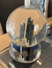 Saks Fifth Avenue Chicago Skyline Musical Snow Globe Three Jays Imports 6”x5” — photo 1