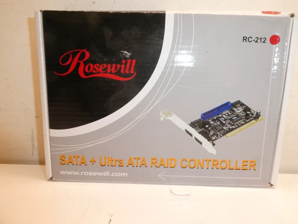Rosewill RC-212 SATA + Ultra ATA RAID Controller PCI eSATA - Image 4 of 4