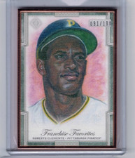 2019 Topps Transcendent Roberto Clemente Franchise Favorites #'ed 091/100