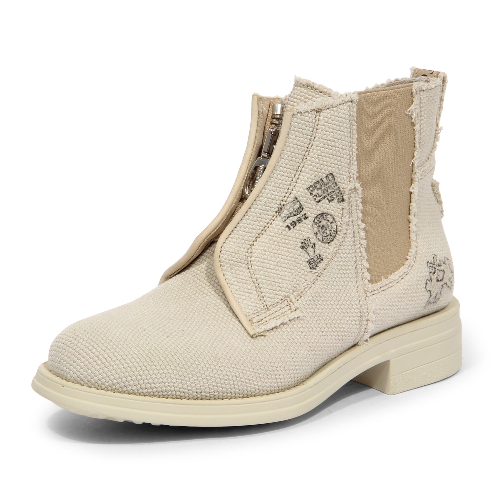 H9951 женские ботинки stivale donna LA MARTINA CORTOS с винтажным эффектом 21990₽