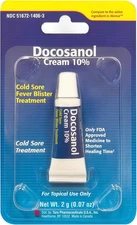 TARO Cold Sore & Fever Blister Treatment - Fast-Acting Docosanol 10% Cream - Col
