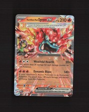 Hearthflame Mask Ogerpon ex 017/131 Evoluzioni Prismatiche Holo Carta Pokemon NM