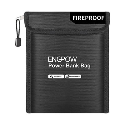 Fireproof Organizer Travel Bag, Heat Insulated＆Explosion-Proof Electronic Car...
