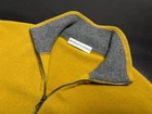 Vintage Men's BRUNELLO CUCINELLI Cashmere 1/4 Zip Yellow Pullover Sweater - 50 -