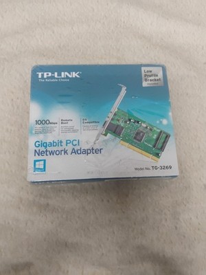 TP-Link TG-3269 Gigabit PCI Network Adapter 1000 Mbps + Low Profile Bracket