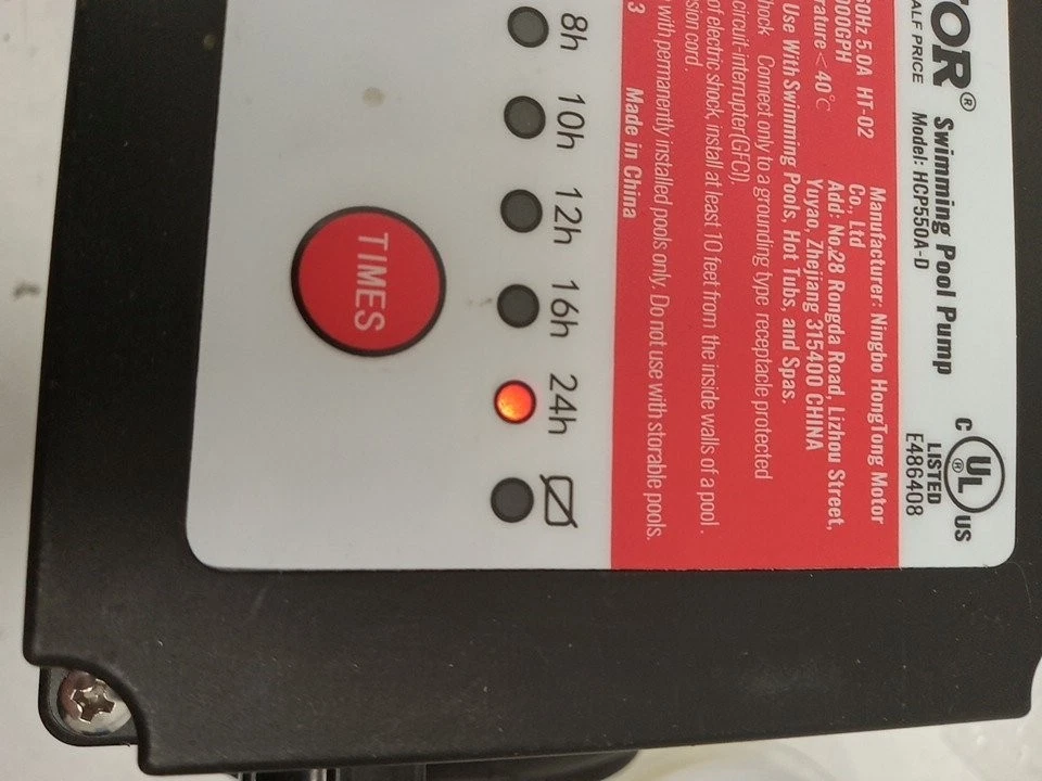 Vevor Sand Filter Pump - 3000gph - 14" *MINOR COSMETIC MARK* - Image 4 of 4