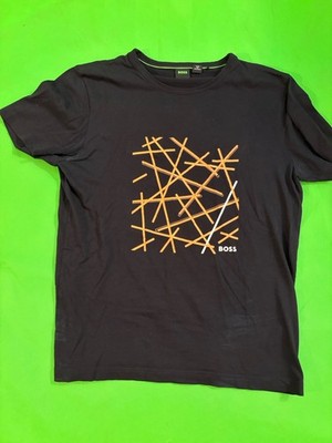 Hugo Boss Cotton T-Shirt In Black Size Small Used In Good Condition