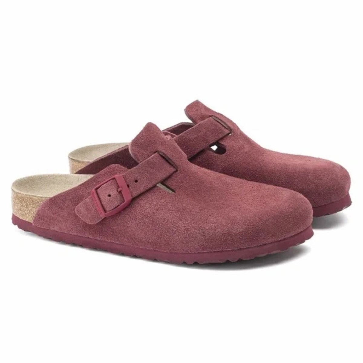 靴 BIRKENSTOCK BOSTON 43 28cm Birkenstock Boston Soft Footbed Regular Fit Women's Clogs, Maroon