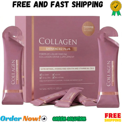 Revive Collagen Enhanced Plus 10,000mg Hydrolyzed Marine Collagen Drink with ...