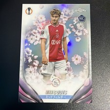 2023-24 Topps Chrome Uefa Japan Edition Mika Godts Cherry Blossom Refractor Ssp