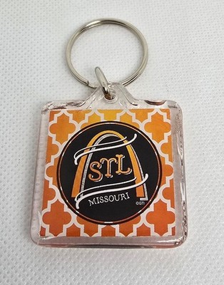 St. Louis Missouri STL Arch Keychain Keyring GTI Souvenir Travel Gift