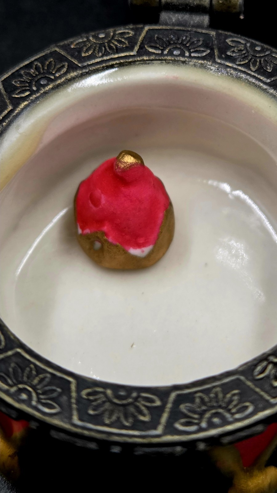 Nutcracker Trinket Box 2001 Collectable 4" Christmas 