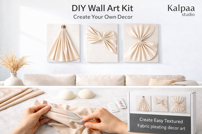 #ad #ad DIY Wall Art Kit for Adults Set of 3 Panels Textured Fabric Home Decor Boho $34.99