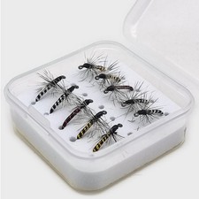 Señuelos para moscas Quironomida 10 un. para trucha acción flotante diseño de mosquito biomimético