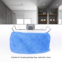 Stainless Steel Kitchen Hanger Storage Rack Towel Trash Garbage Organizer Ra Set