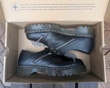 Dr Martens 1461 Bex Zip Shoes. Size 11 UK Adult Black Unisex.