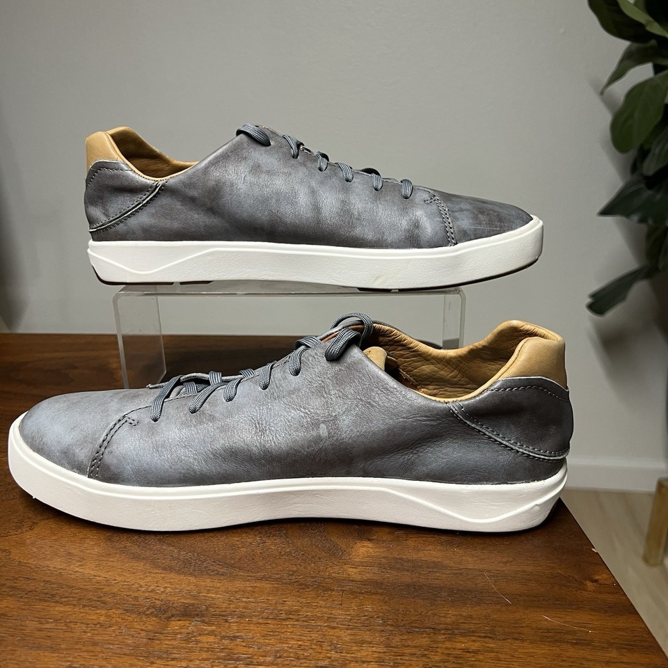 OluKai Lae'ahi Li 'Ili - Scarpe Da Ginnastica Uomo In Pelle Pieno Fiore Impermeabile, Suola Wet Grip, Tacco A Goccia, Colori Ispirati Alle Hawaii - 5