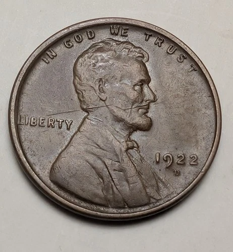 1922 D Lincoln Cent Fine Condition F
