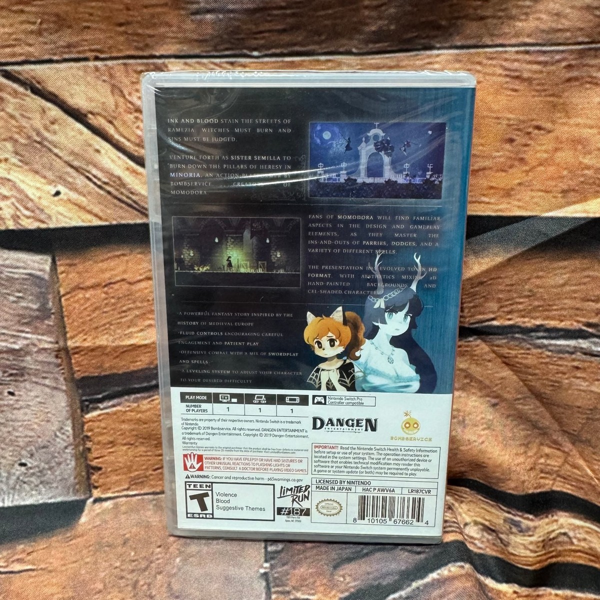Minoria Limited Run Nintendo Switch Video Game Action RPG
