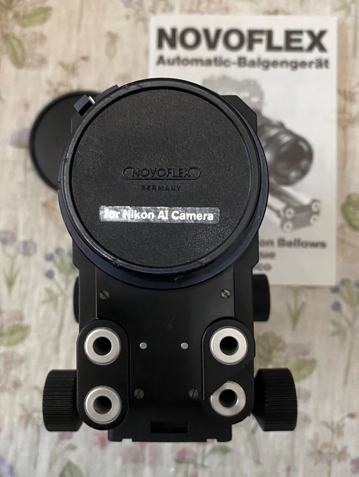 Novoflex Balgengerät für Nikon AI, Nikon DG-2 Einstell-Lupe, Macro Objektiv, ... - Bild 2 von 4