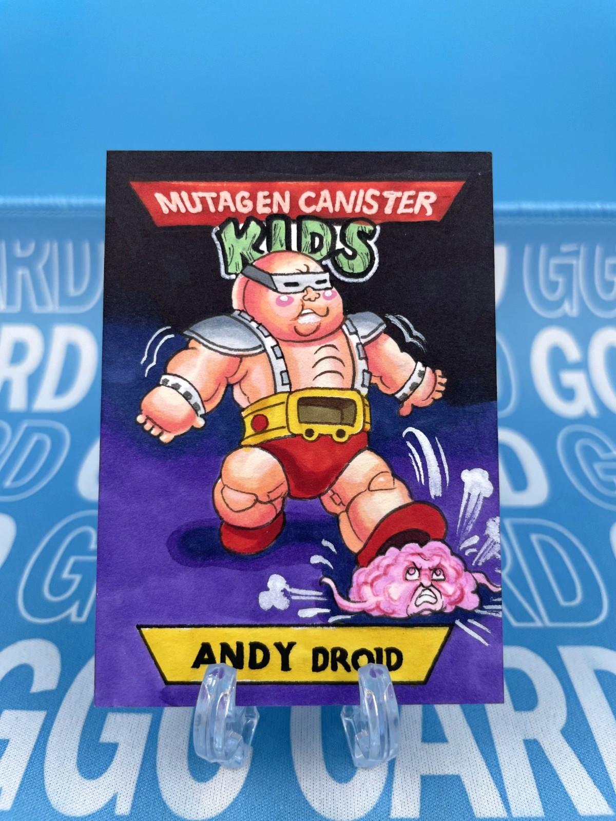 GGC Studio Garbage Pail Kids & Krang Artist Hand Drawn Auto Sketch Card