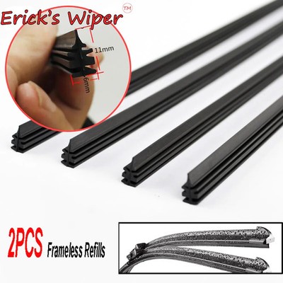 2Pcs lot Universal AAA-Grade Auto Vehicle Insert Soft Rubber Strip Refill